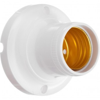 Патрон накладной прямой ECOLA BASE E27 AB7STWEAY Белый