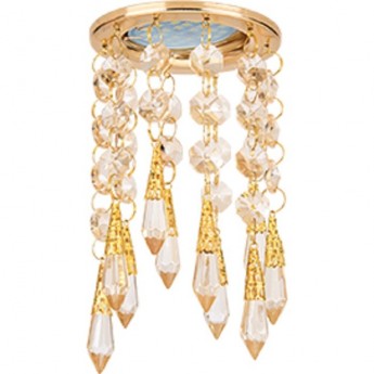 Светильник ECOLA MR16 CR1005 GU5.3 Glass Стекло Круг "Восточный стиль" Прозрачный / Золото 84x175 Светильник ECOLA MR16 CR1005 GU5.3 Glass Стекло Круг "Восточный стиль" Прозрачный / Золото 84x175