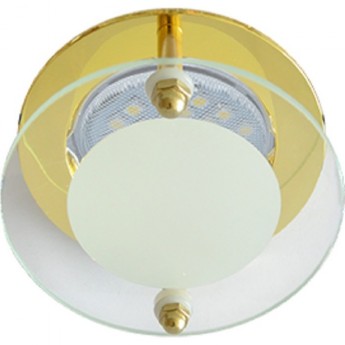 Светильник ECOLA MR16 DL201 GU5.3 Glass Круг со стеклом Прозрачный и Матовый / Золото 45x80 Светильник ECOLA MR16 DL201 GU5.3 Glass Круг со стеклом Прозрачный и Матовый / Золото 45x80