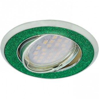 Светильник ECOLA MR16 DL39S GU5.3 встр. поворотный Круг под стеклом Изумрудный блеск/Хром 26x94 Светильник ECOLA MR16 DL39S GU5.3 встр. поворотный Круг под стеклом Изумрудный блеск/Хром 26x94