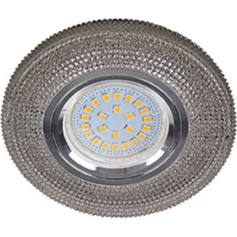 Светильник ECOLA MR16 LD7069 GU5.3 встр. искристый с подсветкой "Модерн" Тонированный / Хром 25x95 Светильник ECOLA MR16 LD7069 GU5.3 встр. искристый с подсветкой "Модерн" Тонированный / Хром 25x95