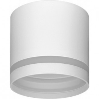 Светильник накладной ECOLA GX53 SP5393 без обода с полосой белый матовый 83х87 Светильник накладной ECOLA GX53 SP5393 без обода с полосой белый матовый 83х87