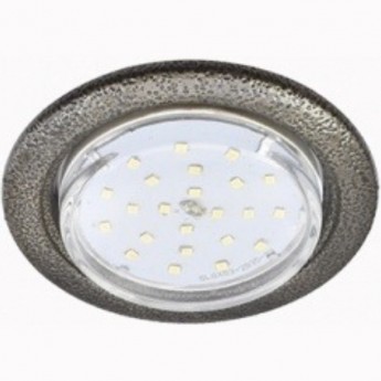 Светильник встраиваемый ECOLA GX53 H4 без рефлектора черная шагрень 38x106 Светильник встраиваемый ECOLA GX53 H4 без рефлектора черная шагрень 38x106