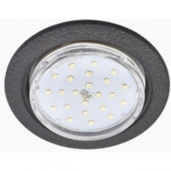 Светильник встраиваемый ECOLA GX53 H4 без рефлектора черный велюр 38x106 Светильник встраиваемый ECOLA GX53 H4 без рефлектора черный велюр 38x106