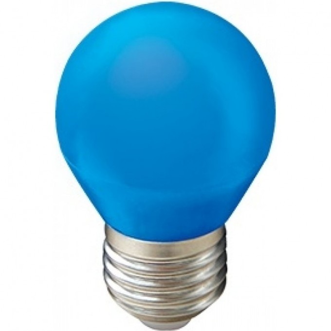 Светодиодная лампа ECOLA GLOBE LED COLOR 2,0W G45 220V E27 Синий K7CB20ELB