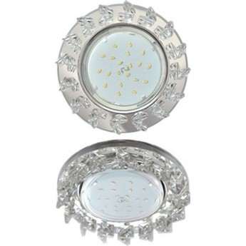 Встраиваемый светильник ECOLA GX53 H4 GLASS FE53RNECB хром Встраиваемый светильник ECOLA GX53 H4 GLASS FE53RNECB хром