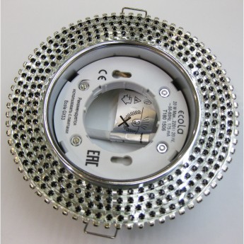 Встраиваемый светильник ECOLA GX53 H4 GLASS FW53RGECB хром Встраиваемый светильник ECOLA GX53 H4 GLASS FW53RGECB хром