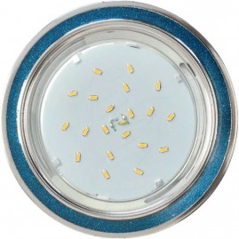 Встраиваемый светильник ECOLA GX53 H4 FB53GRECB голубой, хром Встраиваемый светильник ECOLA GX53 H4 FB53GRECB голубой, хром