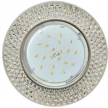 Встраиваемый светильник ECOLA GX53 H4 LD5319 GLASS SL53RMECB фон матовый/центр.часть хром 40x123 Встраиваемый светильник ECOLA GX53 H4 LD5319 GLASS SL53RMECB фон матовый/центр.часть хром 40x123