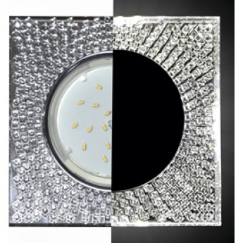 Встраиваемый светильник ECOLA GX53 H4 LD5320 GLASS SC53SGECB фон зерк./центр.часть хром 40x123x123 Встраиваемый светильник ECOLA GX53 H4 LD5320 GLASS SC53SGECB фон зерк./центр.часть хром 40x123x123