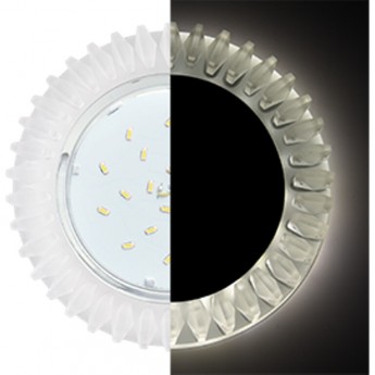 Встраиваемый светильник ECOLA GX53 H4 LD5361 GLASS SN53RCEFB фон мат./центр.часть хром 52x120 Встраиваемый светильник ECOLA GX53 H4 LD5361 GLASS SN53RCEFB фон мат./центр.часть хром 52x120