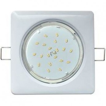 Встраиваемый светильник ECOLA GX53 H4 SQUARE OPEN EDGE FQ53N4ECB Белый Матовый плоский 106x41 Встраиваемый светильник ECOLA GX53 H4 SQUARE OPEN EDGE FQ53N4ECB Белый Матовый плоский 106x41