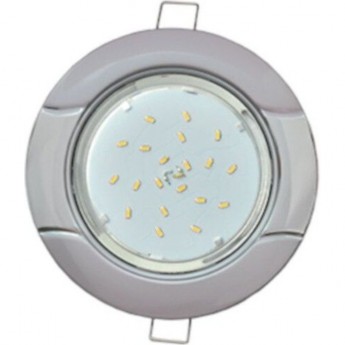 Встраиваемый светильник ECOLA H4 9012 FR71H4ECB GX53 серебро-хром Встраиваемый светильник ECOLA H4 9012 FR71H4ECB GX53 серебро-хром