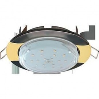 Встраиваемый светильник ECOLA H4 9012 FU71H4ECB GX53 золото-черный хром Встраиваемый светильник ECOLA H4 9012 FU71H4ECB GX53 золото-черный хром