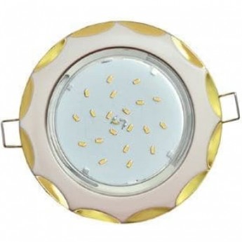 Встраиваемый светильник ECOLA H4 9014 FZ81H4ECB GX53 "Звезда" жемчуг-хром Встраиваемый светильник ECOLA H4 9014 FZ81H4ECB GX53 "Звезда" жемчуг-хром