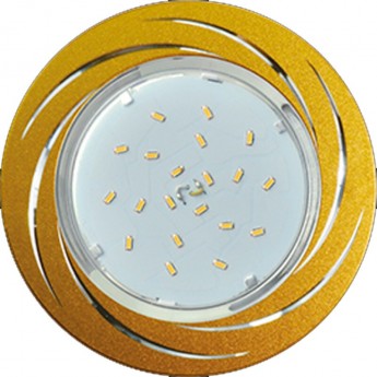 Встраиваемый светильник ECOLA H4 DL5386 FG5386ECB GX53 Золото/Алюминий Встраиваемый светильник ECOLA H4 DL5386 FG5386ECB GX53 Золото/Алюминий