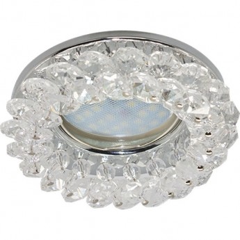 Встраиваемый светильник ECOLA LIGHT MR16 CD4141 FW1617EFY прозрачный, хром Встраиваемый светильник ECOLA LIGHT MR16 CD4141 FW1617EFY прозрачный, хром
