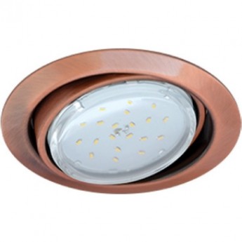 Встраиваемый светильникECOLA GX53 FT9073 FP5390ECB черненая медь Встраиваемый светильникECOLA GX53 FT9073 FP5390ECB черненая медь