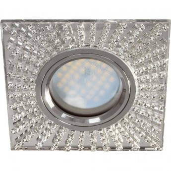 Встраиваемый светильникECOLA MR16 DL114 GLASS FW16SGECB хром Встраиваемый светильникECOLA MR16 DL114 GLASS FW16SGECB хром